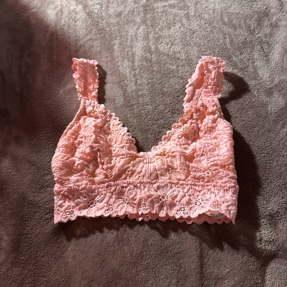 Lace Bralette in Pink